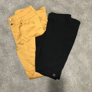 High waist pants size 7, Express black leggings