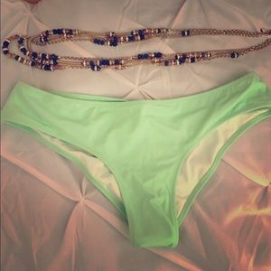 Mint green bottom cheeky Victoria secret