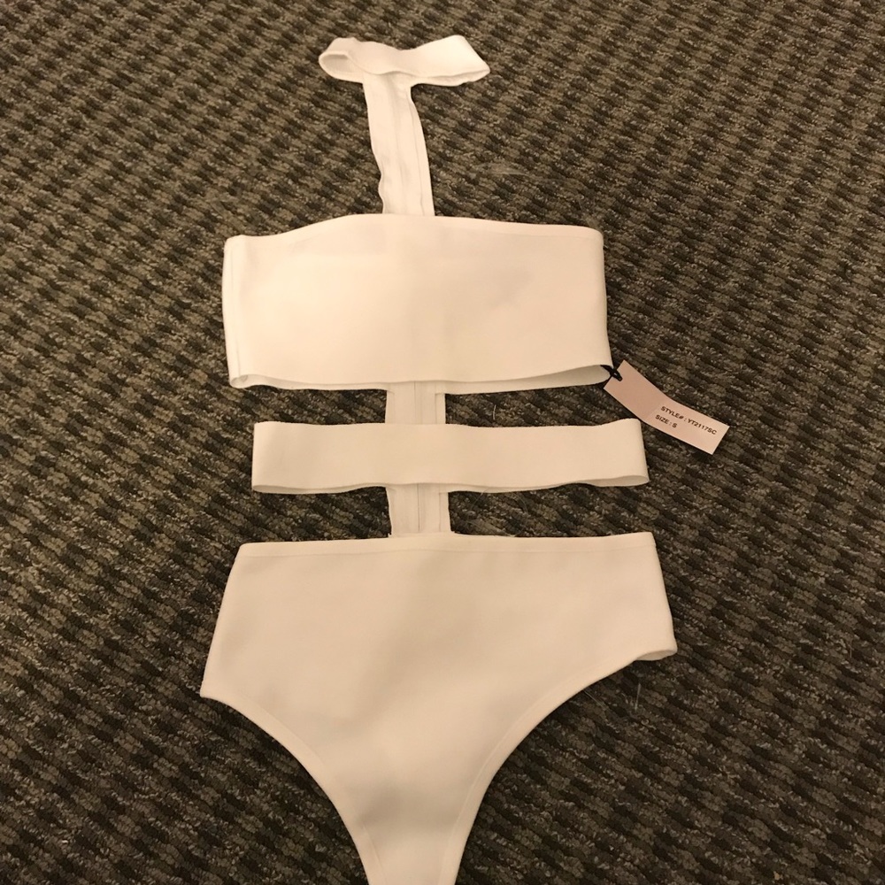 Strapped White Bodysuit