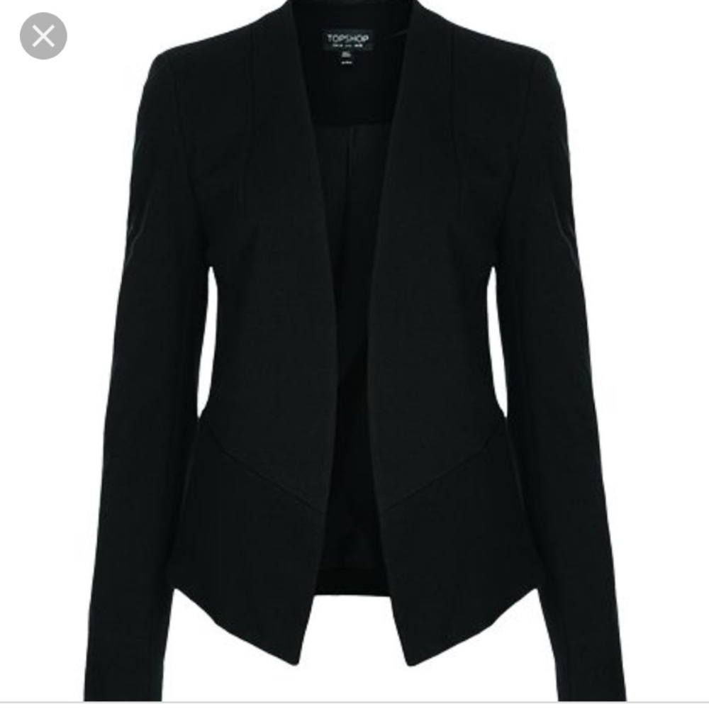 Topshop cropped blazer
