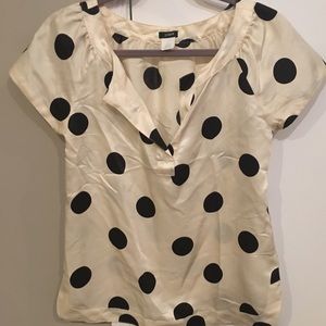 J. Crew Polka Dot Blouse