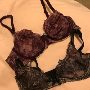 TWO Victoria’s secret lace bras