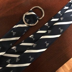 j Crew 100% silk cocktail belt .