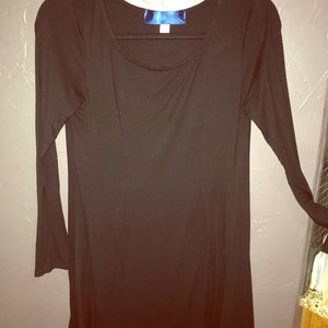 Long sleeve T-shirt dress