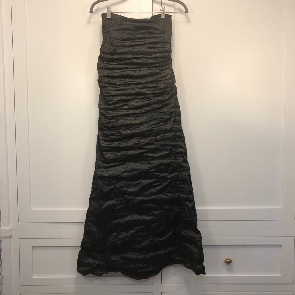 Nicole Miller Techno Metal Skirt