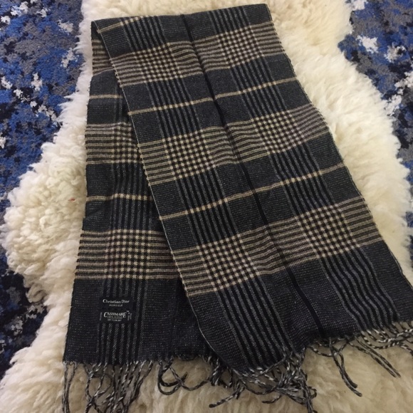 Christian Dior Other - Christian Dior Cashmaire Scarf Tartan