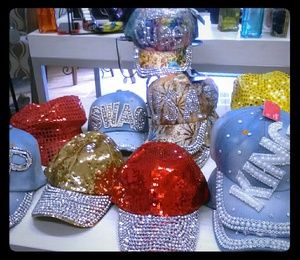 **BNWT** Flashy  Woman's Bling Caps (VARIOUS)