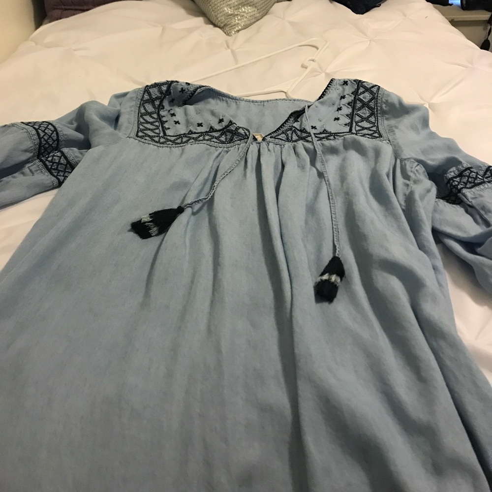 Festive Blue Dress