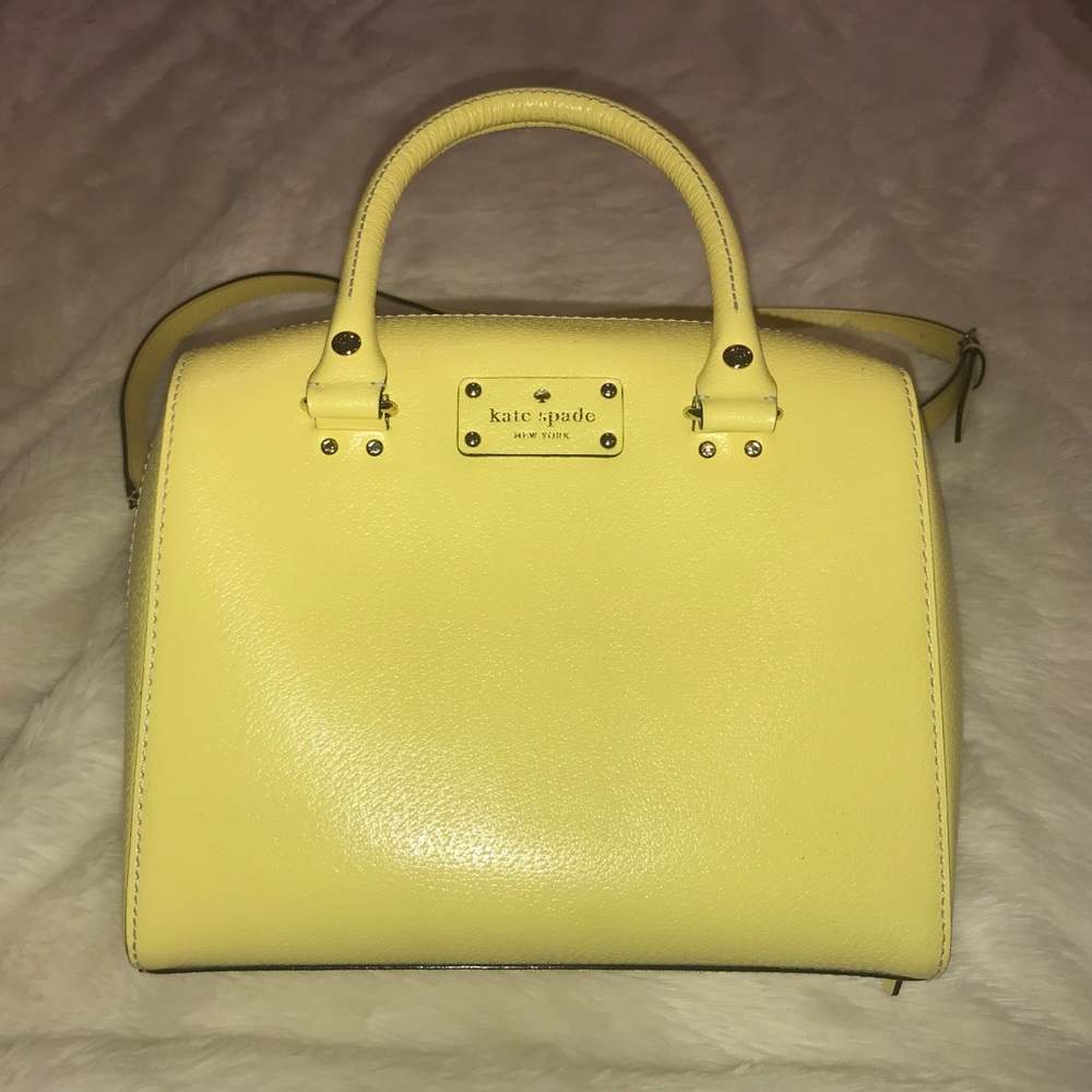 Yellow Wellesley Kate spade purse!!