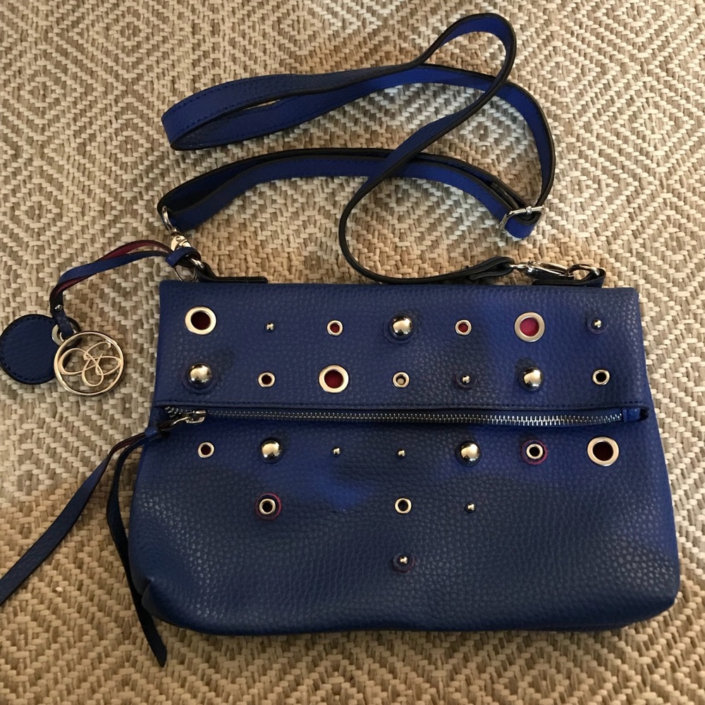 Jessica Simpson Cobalt Blue Crossbody Clutch