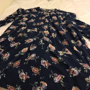 Floral cutout dress