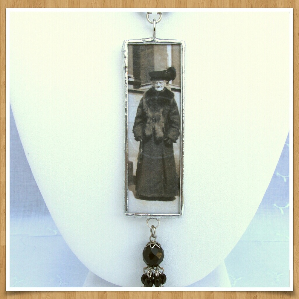 "Keepin Warm In Fur" Necklace Handmade