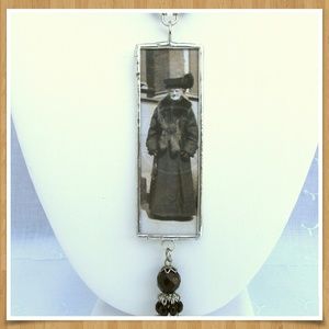 "Keepin Warm In Fur" Necklace Handmade