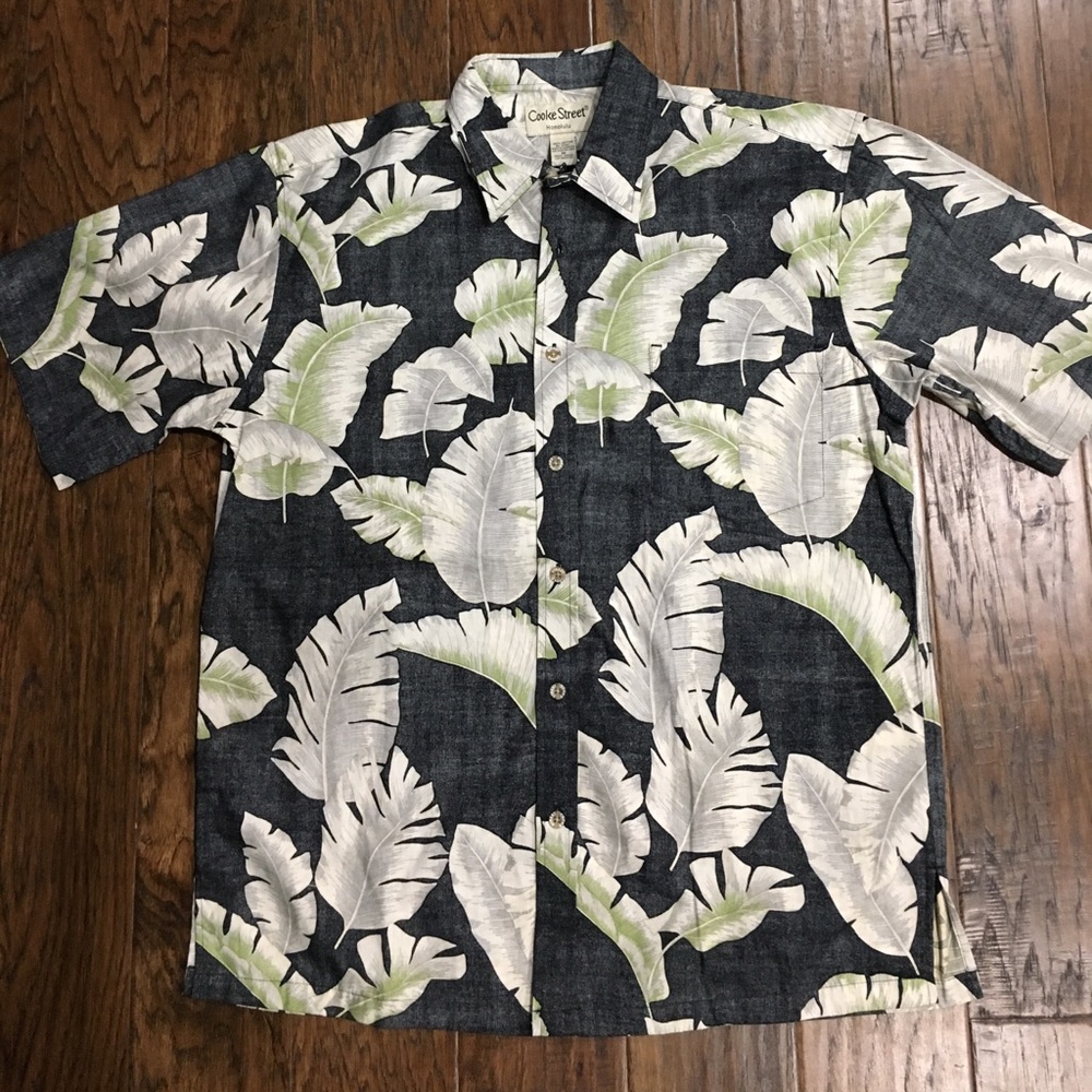 Cooke street Hawaiian shirt floral Aloha cotton