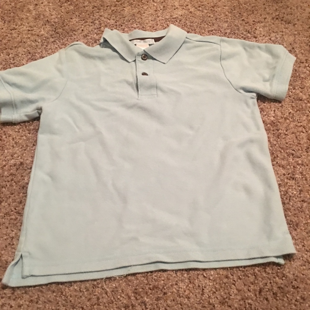 Janie and Jack Blue Polo Shirt - Size 4