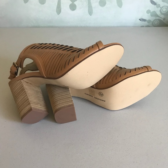 {Chinese Laundry}Tory Tan Leather Slingbacks - Picture 6 of 6