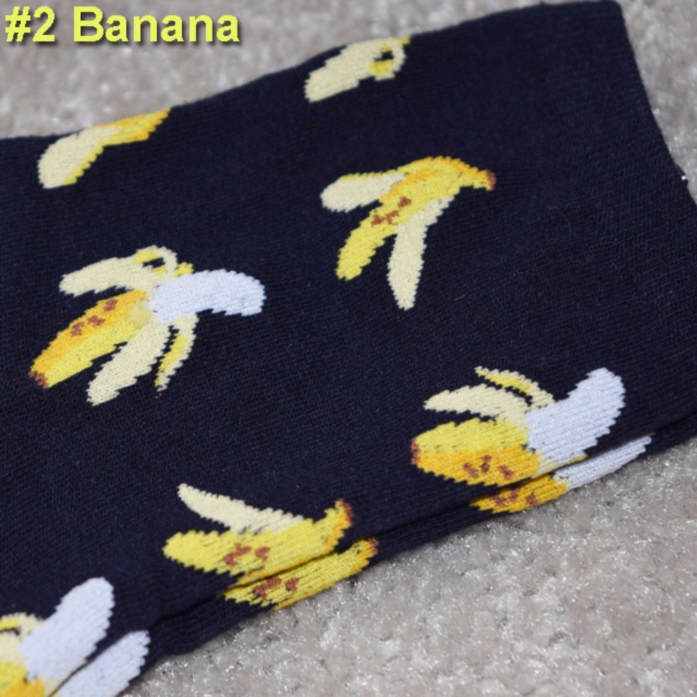 NWT Women's Socks Fruit Pattern - Picture 5 of 7