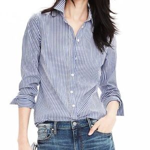 NEW Banana Republic Striped Button Down Top