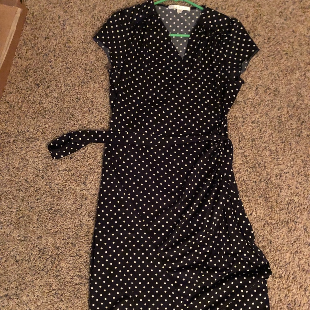 Polka Dot Wrap Dress