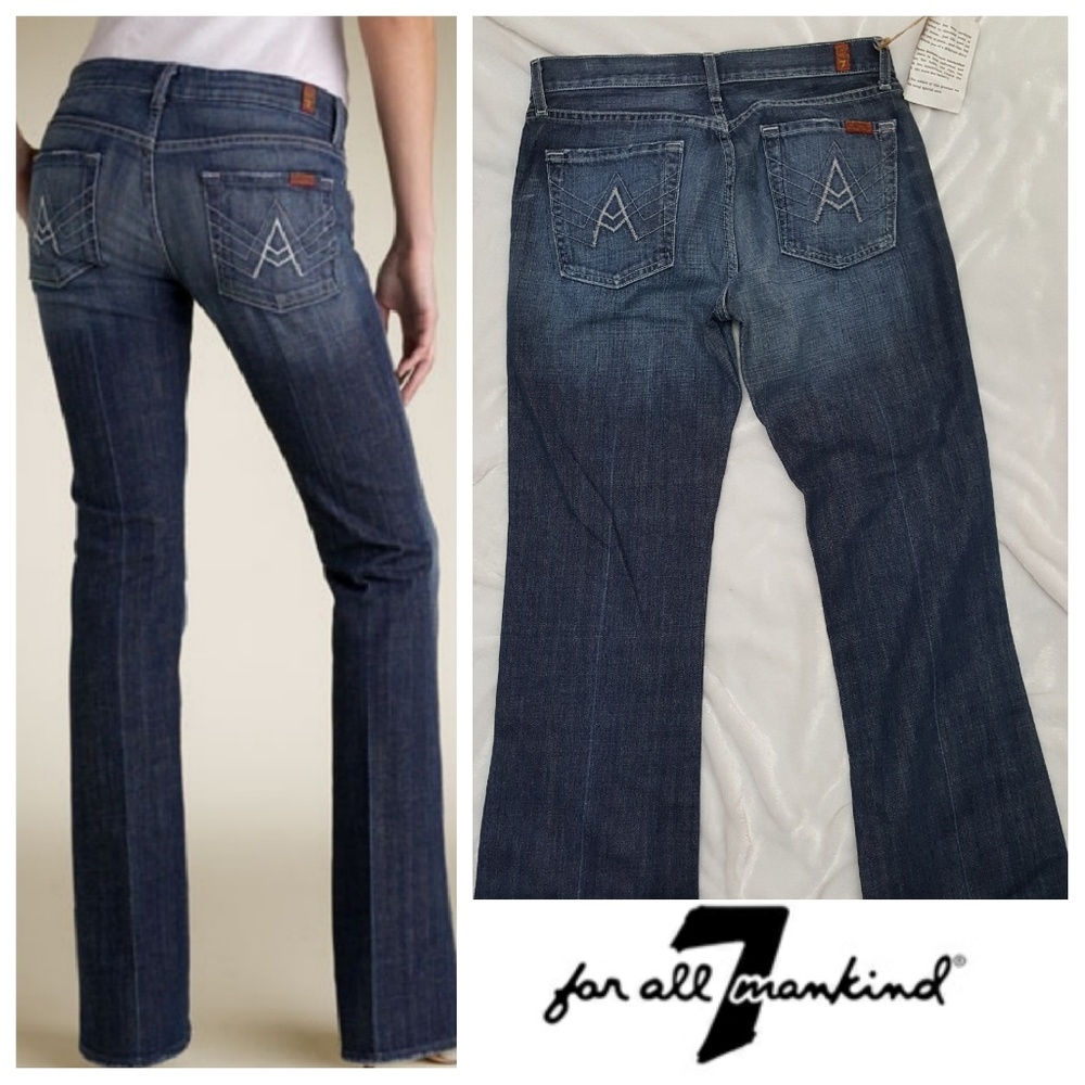 🆕7 For All Mankind 'A Pocket Jeans sz 29X29 - Picture 1 of 8