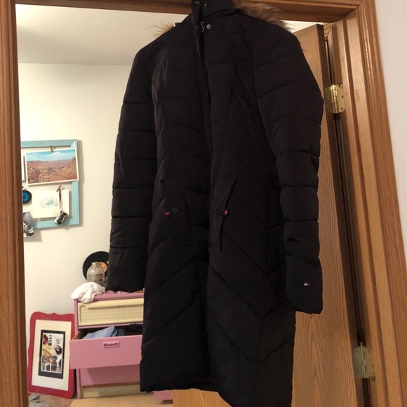 Tommy Hilfiger Jackets & Blazers - Tommy Hilfiger long black winter coat
