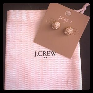 J. Crew Gold with Diamond Studs