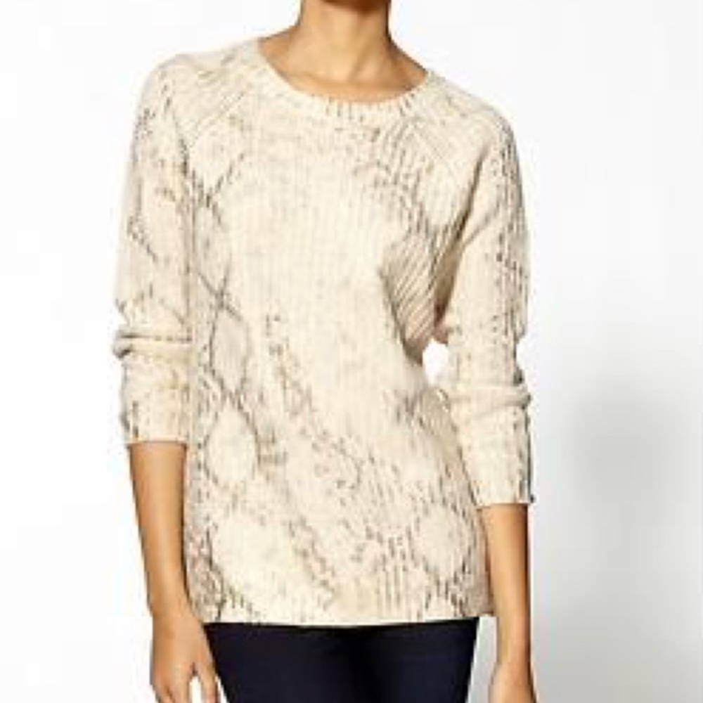 Gold shimmer sweater large