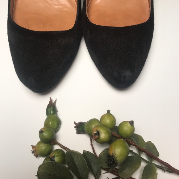 ANN TAYLOR Suede Platform Wedges, size 8 - Picture 3 of 3