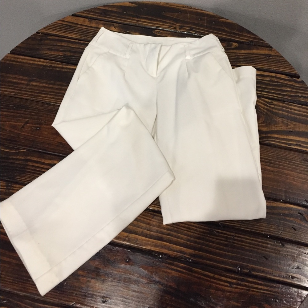 Cato Size 4 White Dress Pants