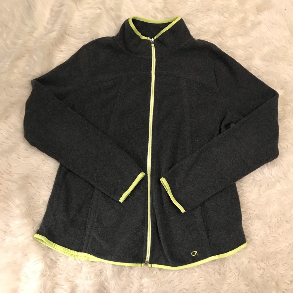 Gap Fit dark gray fleece Large