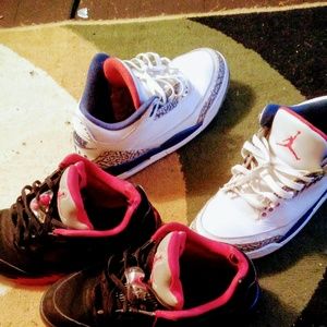 Jordan 3s an jordan 5s