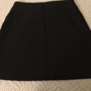 Ann Taylor loft black knee length skirt