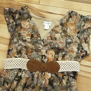 Fall Empire Waist Dress