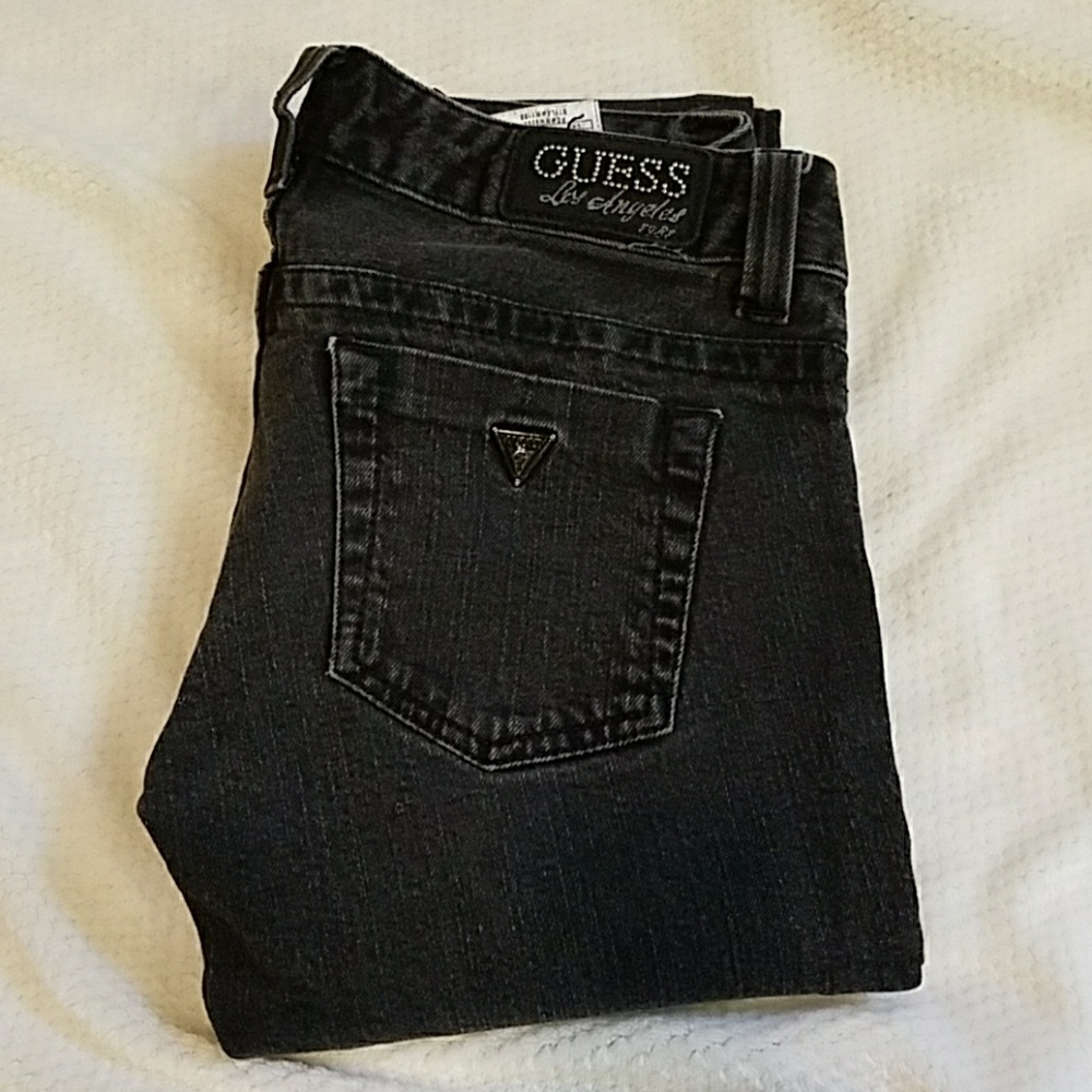 Guess Black Skinny Jeans Sz 27 Women's
