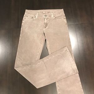 James Perse Gray Bootleg Corduroys