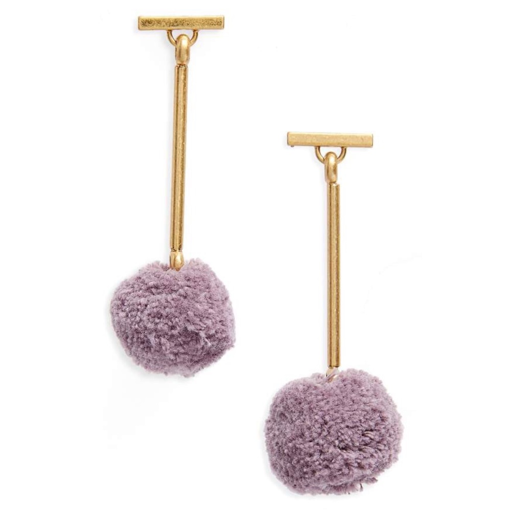 Madewell Pom Pom Drop Earrings - Picture 3 of 3