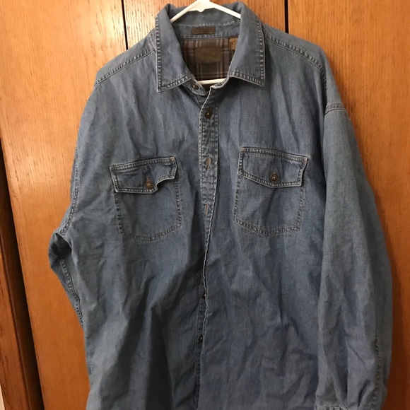 st john's bay denim shirt