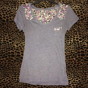 Floral pocket tee shirt