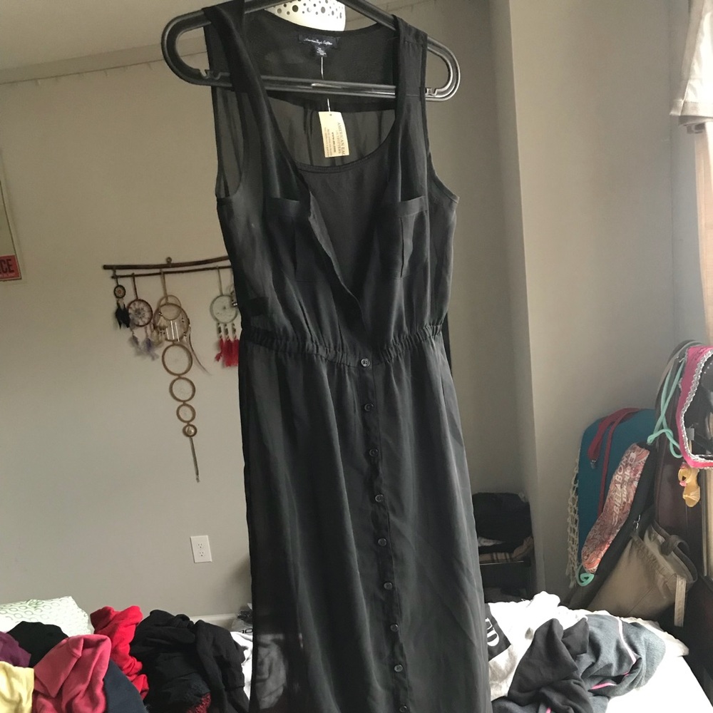 Black A&E Maxi dress