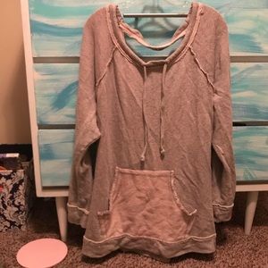 Free People Open Back Sweater