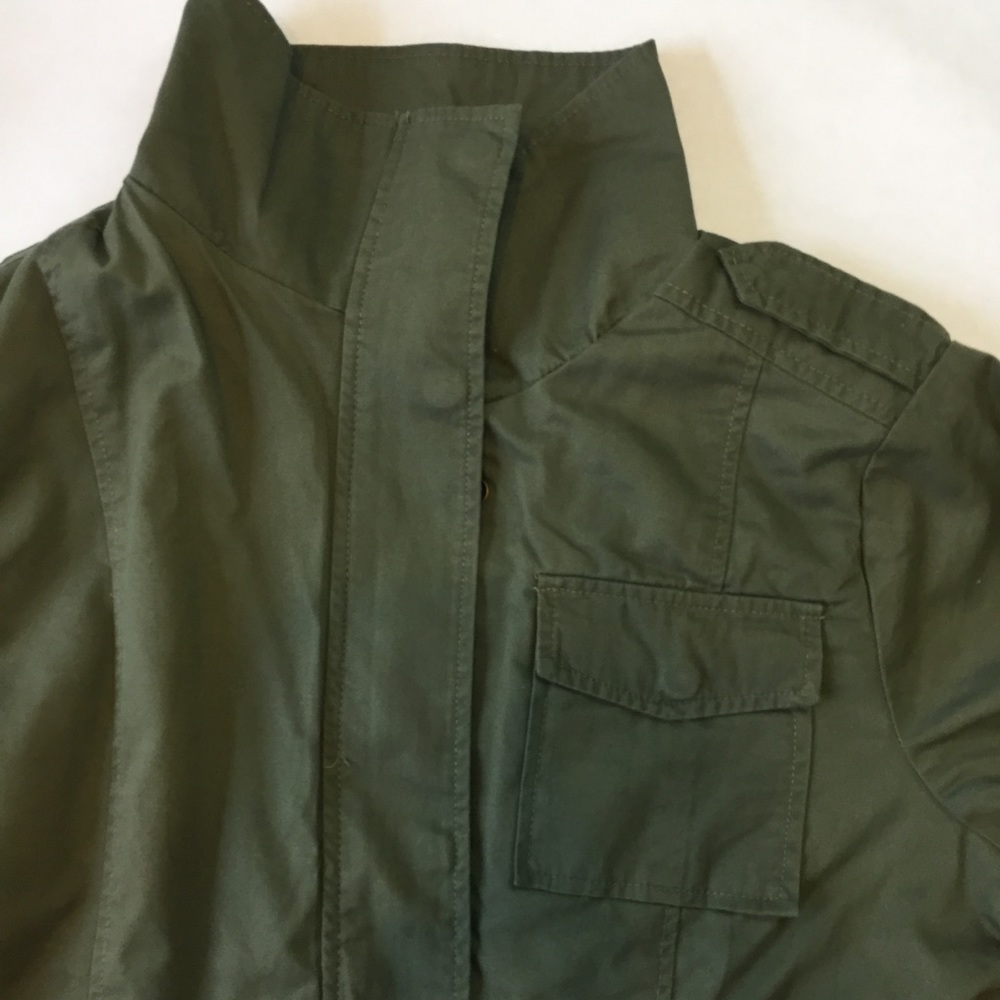 LAST ONE Small Faux Sherpa Lined Utility Jacket - Picture 5 of 6