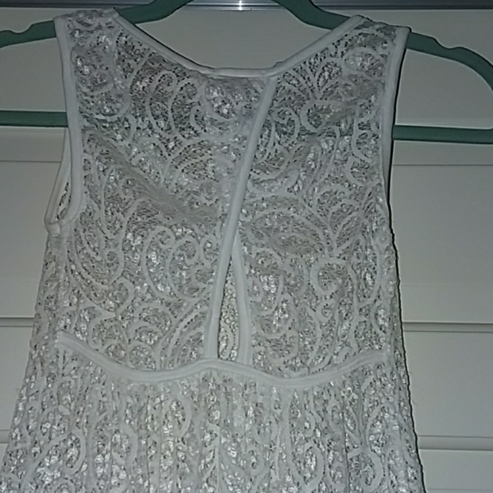 flowy lace top