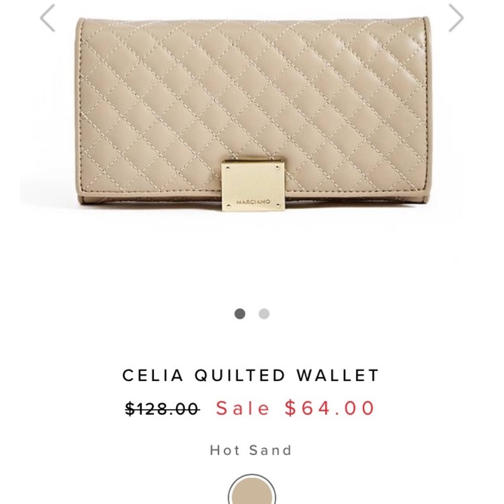 NEW! Guess by Marciano Celia Quilted Wallet!