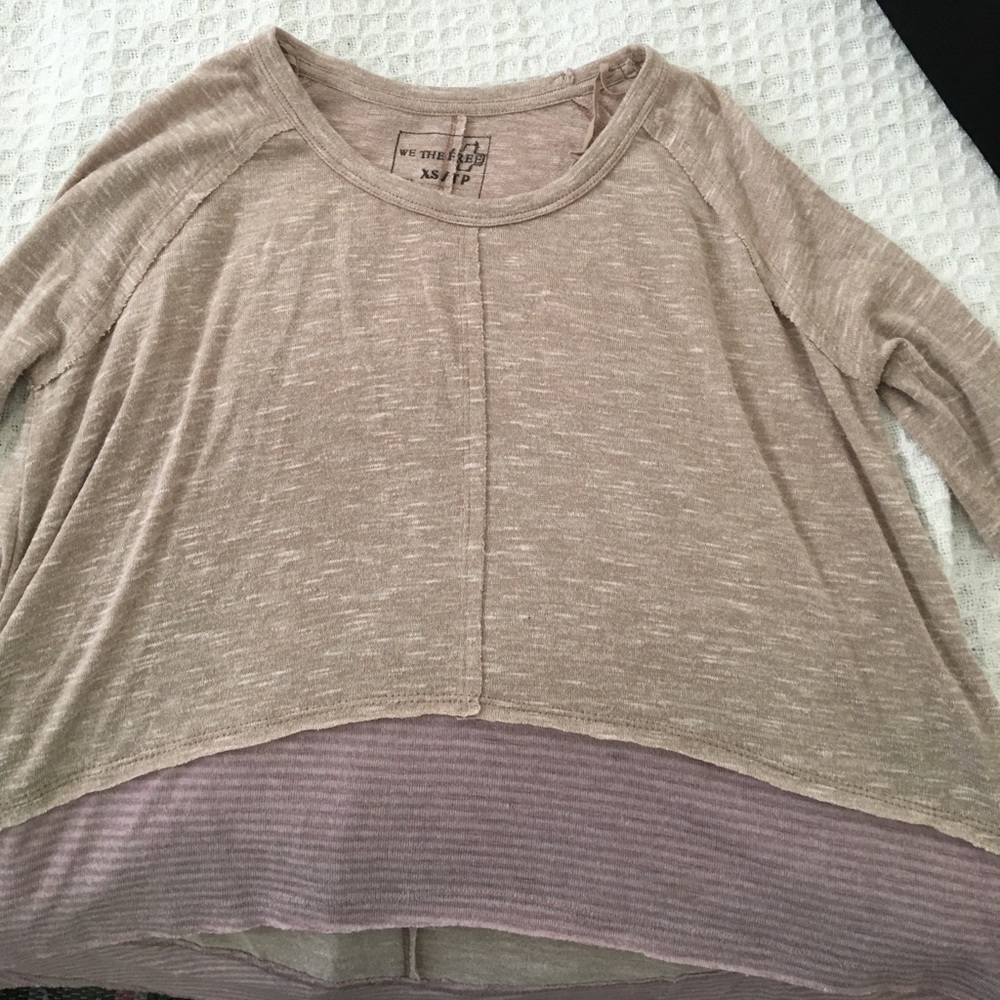 Free people high to low shirt