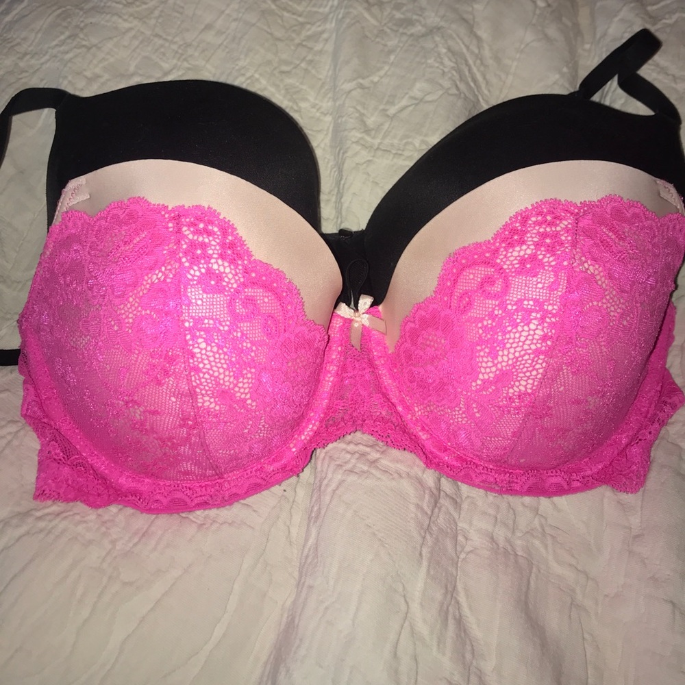 SOLD 2 34DD Lined Demi bras