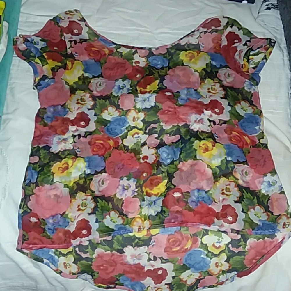 floral blouse