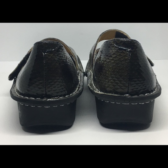 ALEGRIA Feliz Mary Jane Shoes Snakeskin Sz 8 - 8.5 - Picture 6 of 8