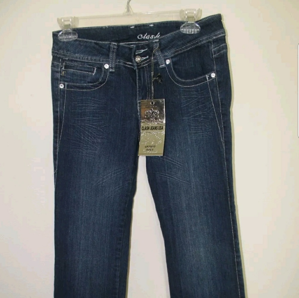 Brand New Clash Boot Cut Jeans Sz 5