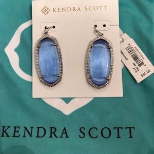 Kendra Scott Elle earring in Periwinkle Cats Eye