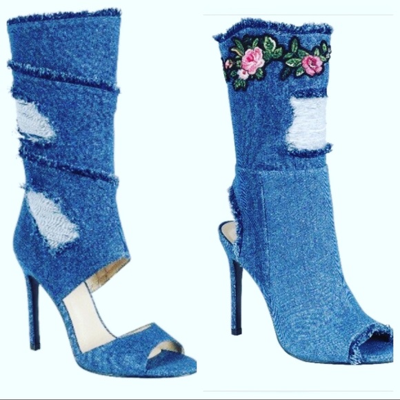 High Boot Booties or Floral Booties - Picture 1 of 2
